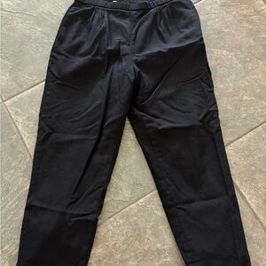 Women’s Pendleton Black 100% Virgin Wool Pleated Lined Dress Pants Size …